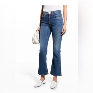 Toteme cropped kick flare jeans